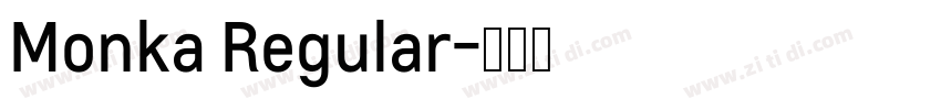 Monka Regular字体转换